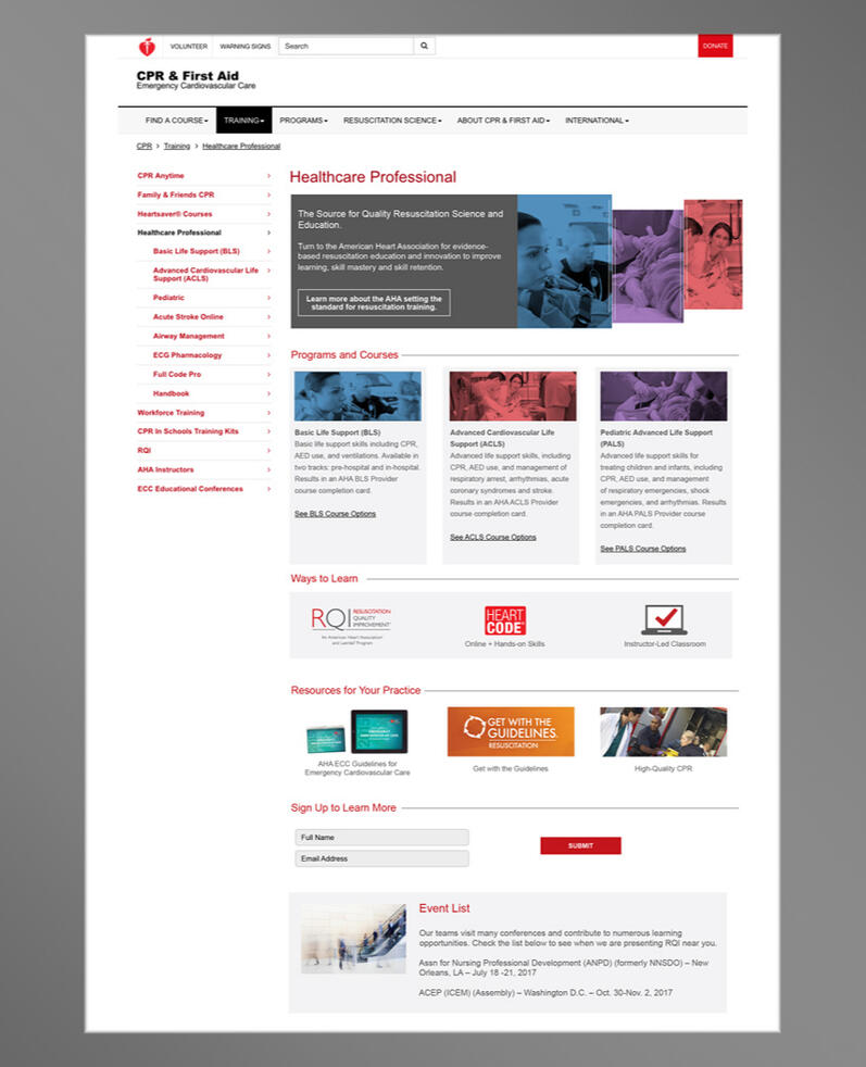 Healthcare Pros Web Update